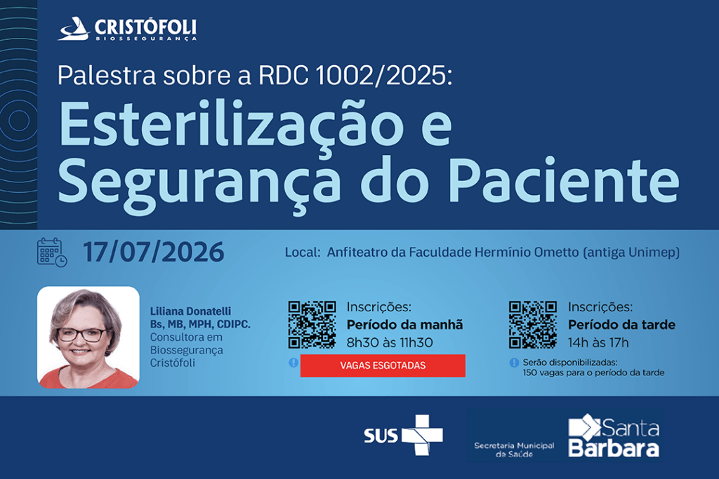 Palestra RDC 1002 Presencial em Santa Bárbara D'Oeste - 17 de julho