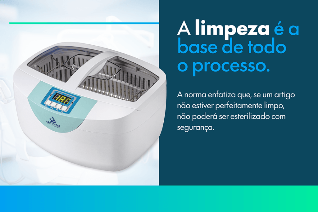 5 Momentos do Processamento na RDC 1002 - 2 Limpeza é a base de todo o processo