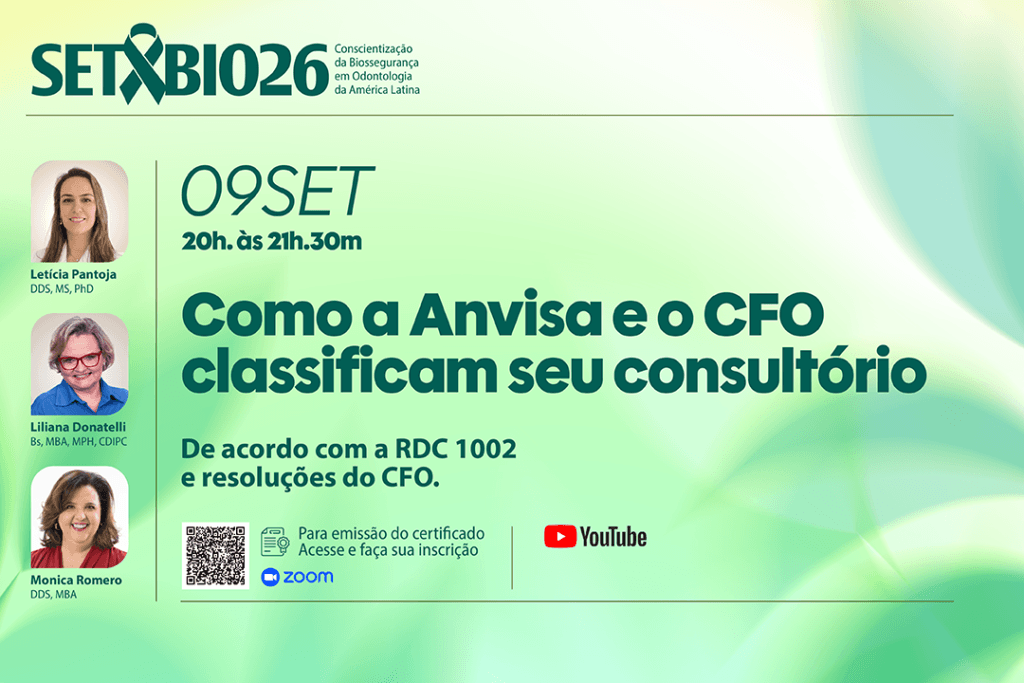 SETBIO 2026 - Como a Anvisa e o CFO Classificam o seu consultório?