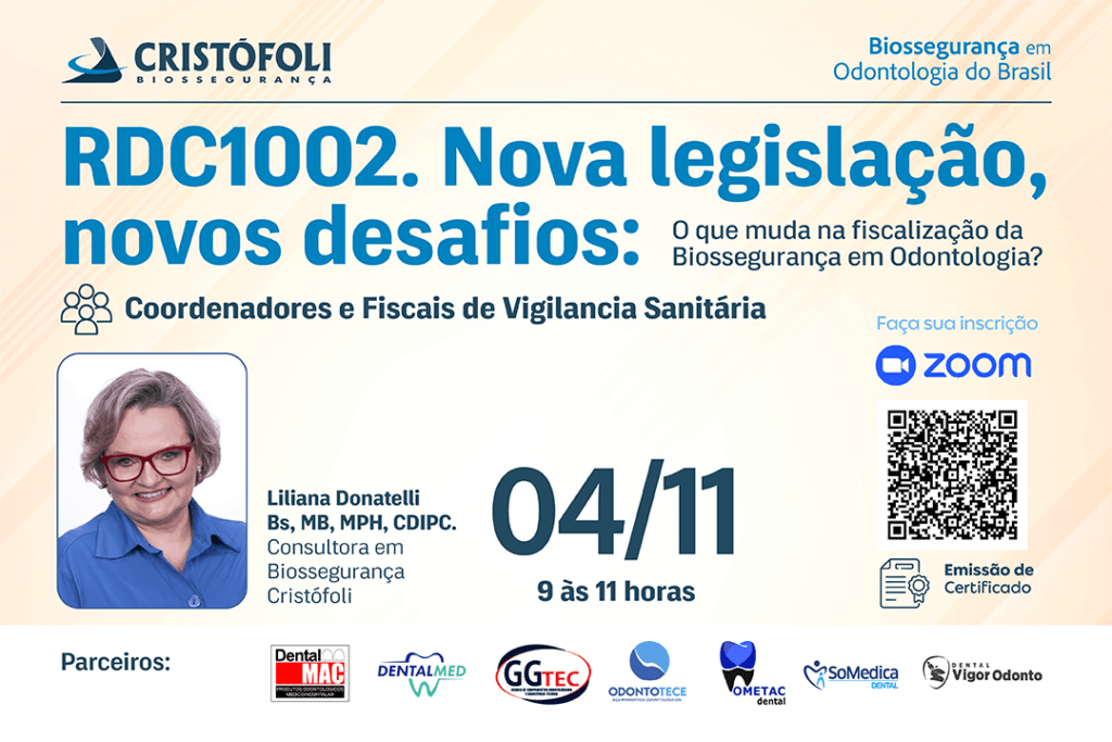 RDC 1002 para Vigilâncias Sanitárias e Fiscais do CRO